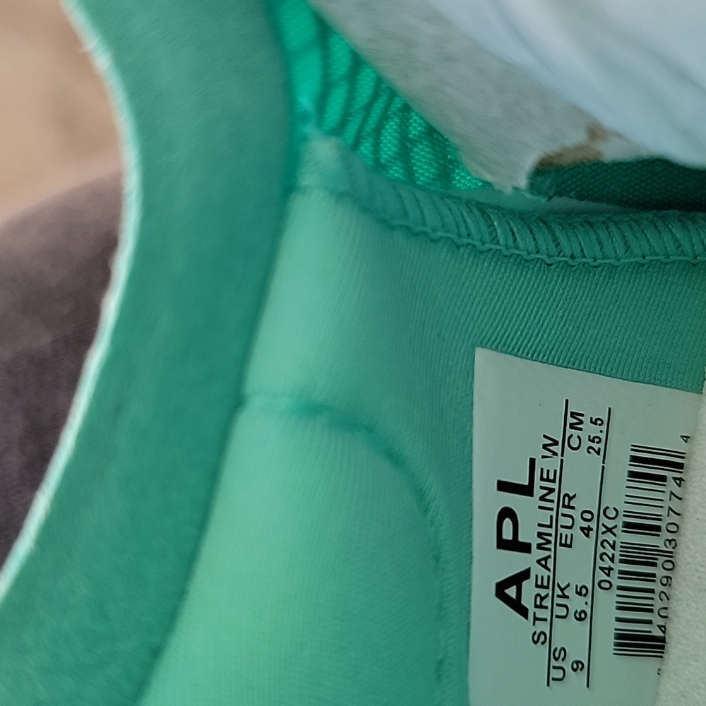 APL Streamlines Mint Tropical Green Speckle Womens Sz 9 New In Box - Picture 13 of 13